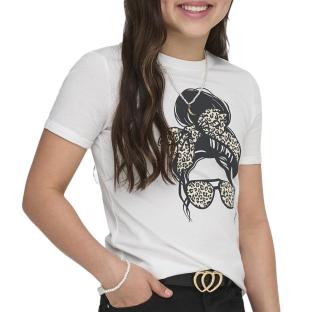T-Shirt Blanc Fille Kids ONLY Gemma vue 0