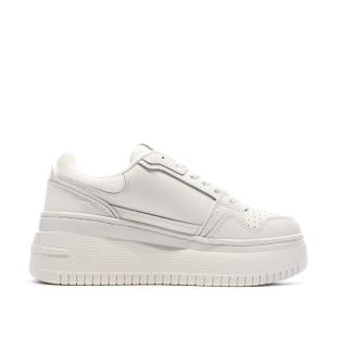 Baskets Beiges Femme Tommy Hilfiger Retro vue 0