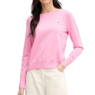 Pull Rose Femme Tommy Hilfiger Co Jersey vue 0