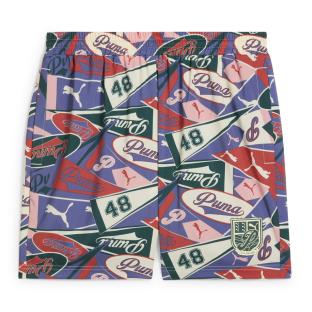 Pantalón corto azul/rojo para hombre Puma Sports Legacy ver 0