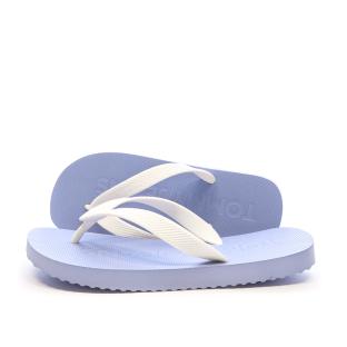 Tongs Bleu/Blanc Femme Tommy Hilfiger EN0EN02447 pas cher
