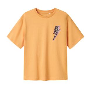 T-shirt Orange Fille Name it Tarima pas cher