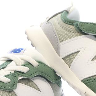 New Balance 327 Baskets Verte Garçon NW327CJ vue 7