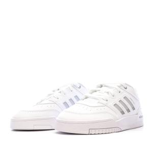 Baskets Blanches Junior Adidas Drop Step Low vue 6