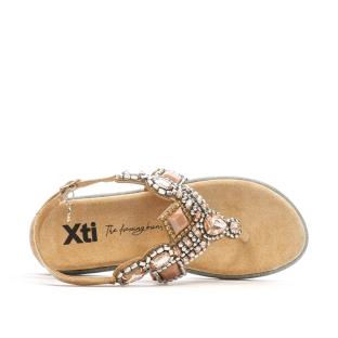 Sandales Jaune à Bijoux Femme XTI 144017 vue 4