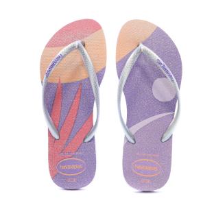 Tongs Violettes Femme Havaianas Hav Slim Palette Glow vue 3