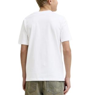 T-Shirt Blanc Garçon Jack & Jones Indiana vue 0