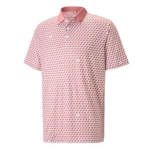 Polo Blanco/Rojo Hombre Puma Love ver 0