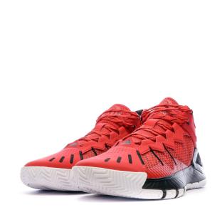 Chaussures de Basketball Rouges Homme Adidas D Rose Son Of Chi vue 5