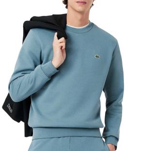 Sweat Bleu Canard Homme Lacoste SH9608 vue 0