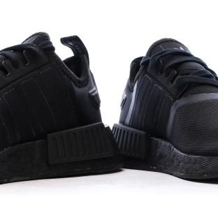 Baskets Noires Junior Femme Adidas Nmd_r1 vue 7