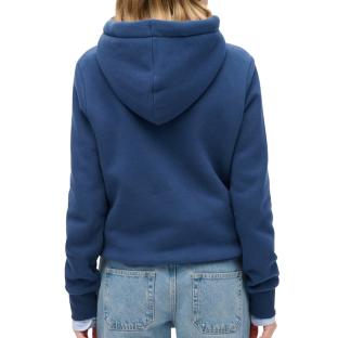 Sweat Bleu Femme Superdry Luxe vue 2