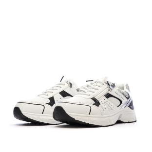 Baskets Blanches/Grises/Noires Femme Marco Tozzi Comb vue 0