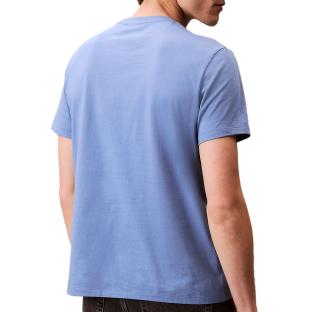 T-Shirt Bleu Homme Calvin Klein Jeans Badge 30s Jersey-bright vue 2