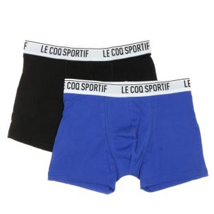 x2 Boxers Bleu/Noir Homme Le Coq Sportif Camuset sport vue 0