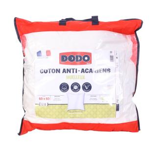 Oreiller Synthétique Blanc Dodo Moelleux Anti-Acariens 60x60cm pas cher
