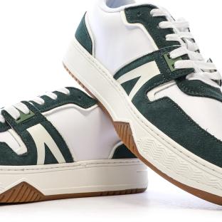 Baskets Blanches/Vertes Homme Lacoste Sma vue 0