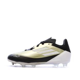Chaussures de football Noires/Blanches Garçon Adidas League Fg/mg J Messi vue 0