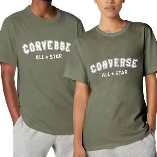 Camiseta Converse Classic Caqui, Hombre ver 0