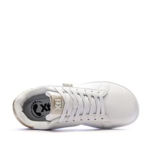 Weiße/goldfarbene Damen-Sneaker Xti Plata Ansicht 0