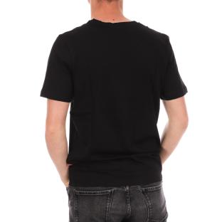 T-shirt Noir Homme Supreme Grip Gold vue 2