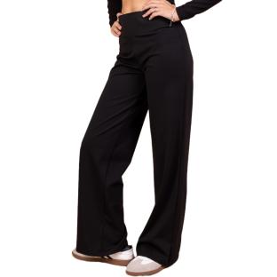 Pantalon Fluide Noir Femme Monday Premium 0100 pas cher
