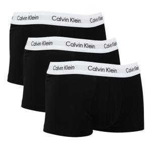 x3 Boxers Noirs Homme Calvin Klein Rise pas cher