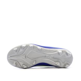 Chaussures de football Bleu/Gris Argent Garçon Adidas F50 Club vue 0