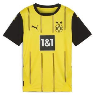 BVB Dortmund Maillot Réplica Domicile Junior Puma 2024/2025 pas cher