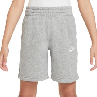 Short Gris Garçon Nike K Nsw Club Ft pas cher