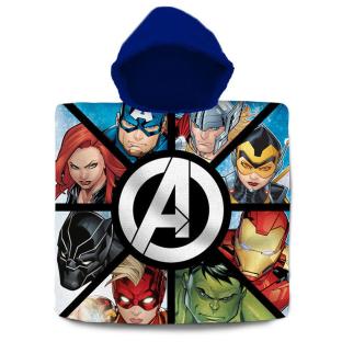 Poncho Marine Sport Zone Algodon 60x120 Avengers vue 0
