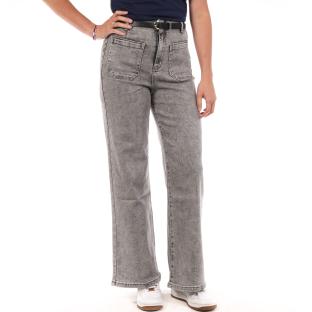 Jean Droit Gris Femme Monday Premium 109 vue 0