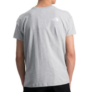 Camiseta gris para hombre The North Face Teen Oversize ver 0