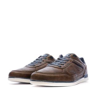 Baskets en Cuir Marron Homme Redskins Aurore vue 6