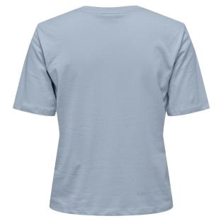 T-shirt Bleu Ciel Femme JDY Rex vue 2