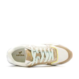 Baskets Beige Femme Kaporal Clipper vue 4