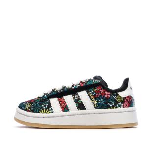 Baskets Noires à Motifs Fille Adidas Campus vue 0