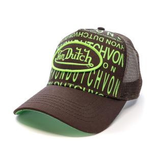 Casquette Marron/Verte Homme Von Dutch 896860 pas cher