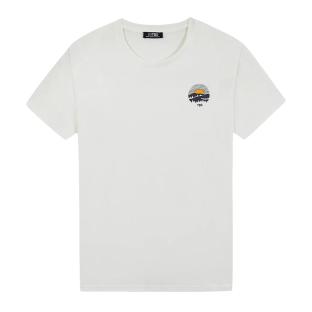 T-Shirt Blanc Homme TBS LOGGY vue 0
