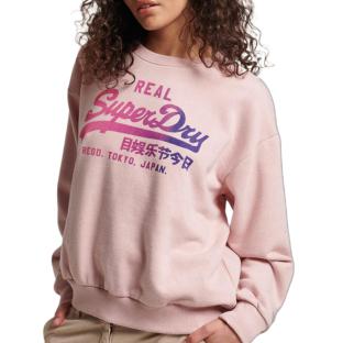 Sweat Rose Femme Superdry Tonal Graphic pas cher