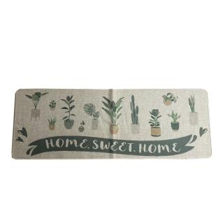 Tapis Beige Imprimés Luance 50x140cm Home Sweet Home pas cher