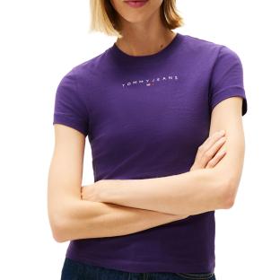 T-Shirt Violet Femme Tommy Hilfiger DW0DW21550 vue 0