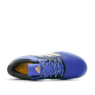 Chaussures de Hockey Bleu/Jaune Mixte Adidas Lux 2.0s vue 4