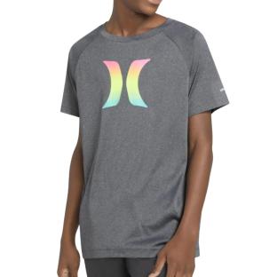 T-shirt Gris Enfant Hurley Ombre Icon Upf pas cher
