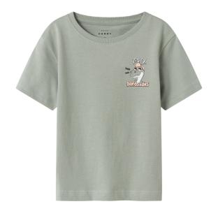 T-Shirt Vert Garçon Name it Vagnos vue 0