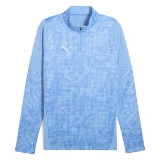 Sweat d'entraînement Bleu Homme Puma Teamcup Training 1/4 vue 0