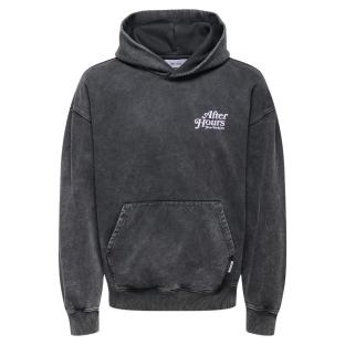 Sweat à Capuche Gris chiné Homme Only & Sons Buck pas cher