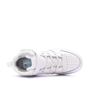 Baskets Blanches Garçon Nike Court Borough Mid 2 vue 4
