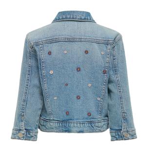 Veste en Jean Bleu Fille Only Milla vue 2