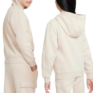 Sweat Beige Garçon/Fille Nike Club Hdy vue 2